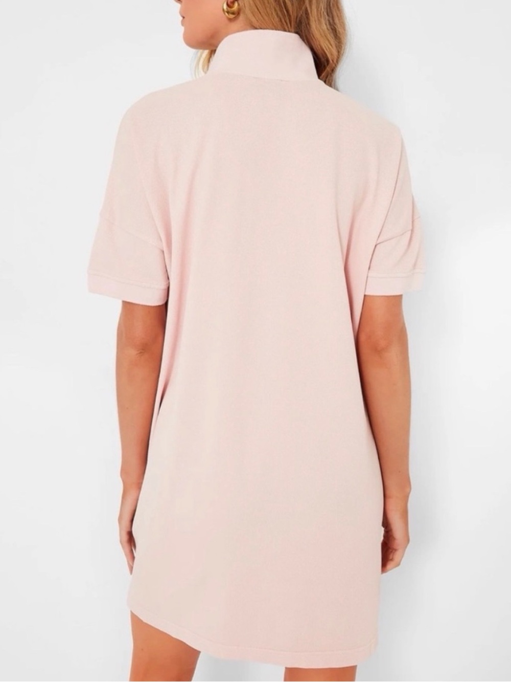 Tuckernuck Light Pink Polo T-Shirt Dress #1088